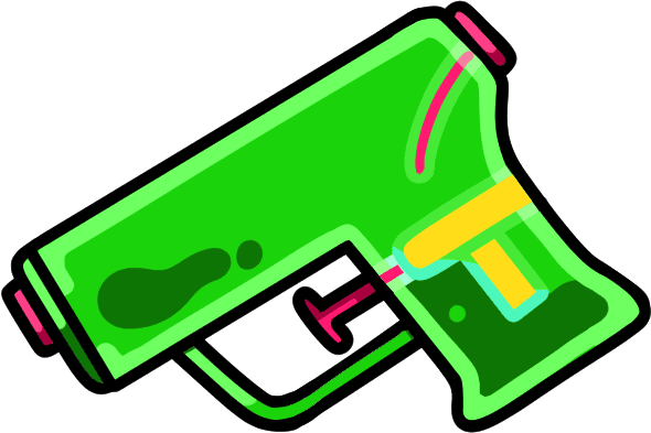 super water pistol badge